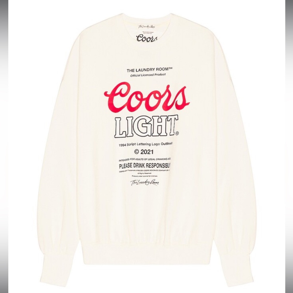 The Laundry Room Coors Light Graphic Crewneck Sweatshirt